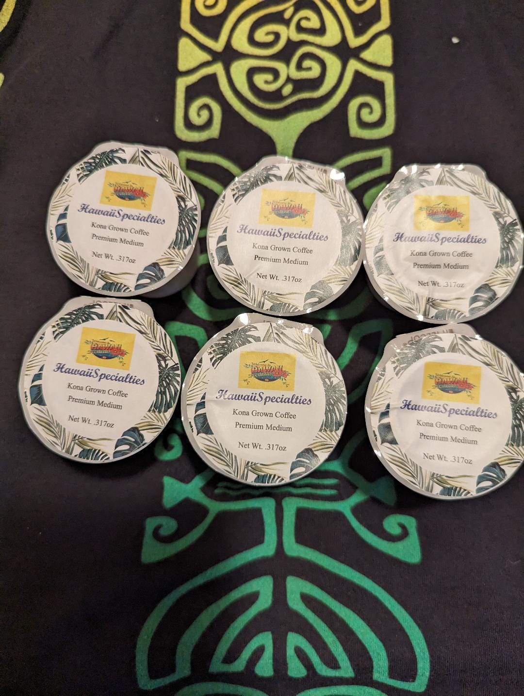 100% Kona Coffee K-Cups - Medium Roast - Hawaiian Single Serve Pods (12 Pack)