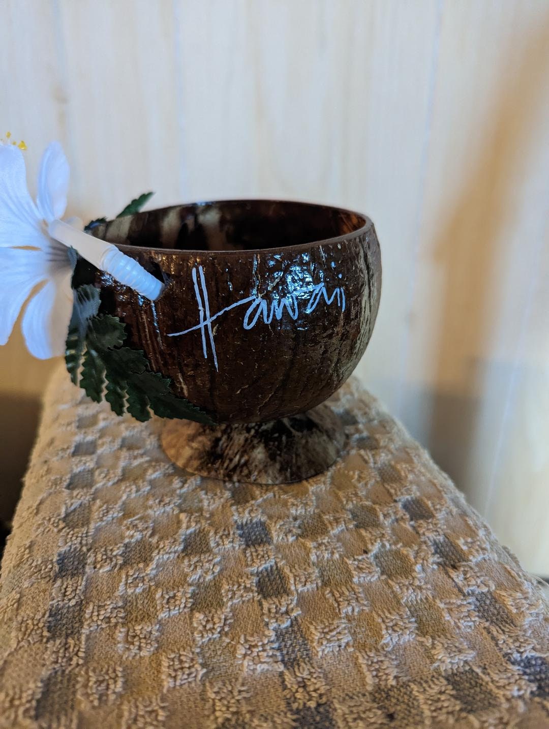 Handmade Coconut Cups – Hawaiian Luau Party Drinkware, Real Coconut Shell (2‑Pack, Eco‑Friendly)