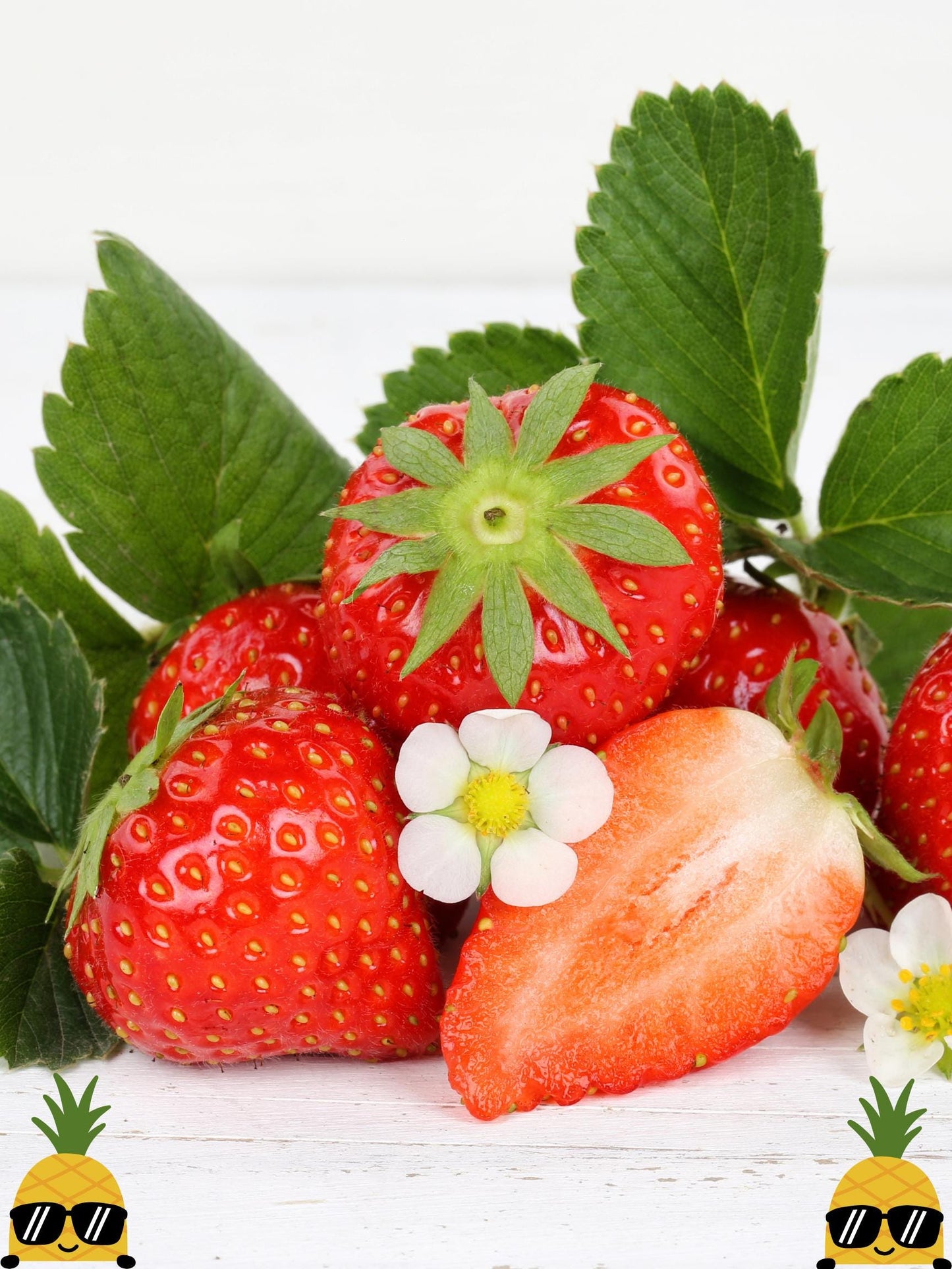 Pineapple Strawberry Hard Candy Tropical Snacks Treats Gift Giving 5oz