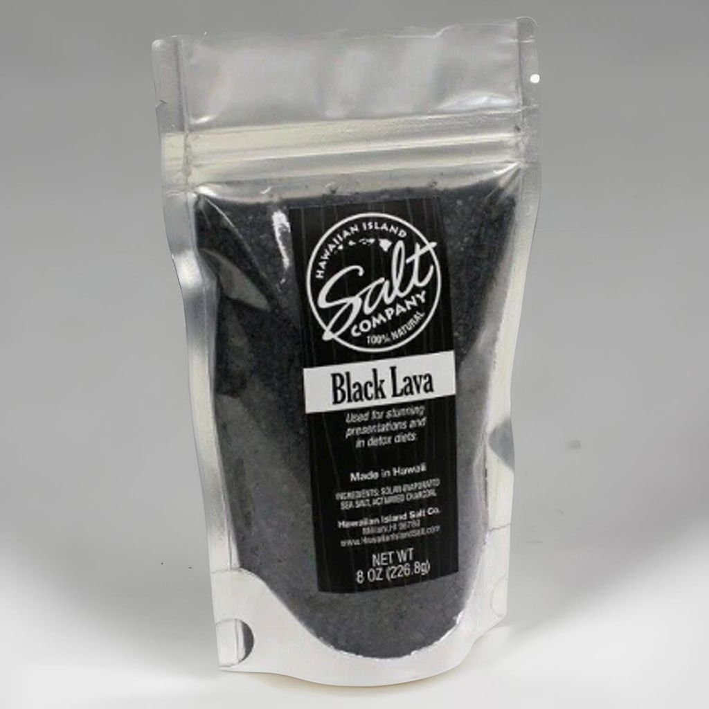 Hawaiian Black Lava Salt: Bath, Spa & Rituals - 8 oz