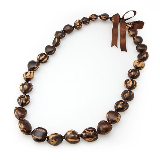Vintage Tiger Kukui Nut Specialty Lei Graduation Senior Lei