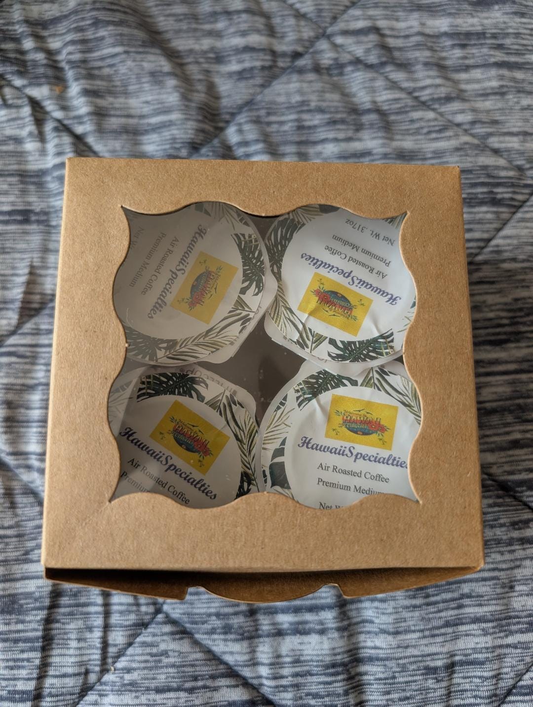 100% Kona Coffee K-Cups – Hawaiian Medium Roast, 4 Count