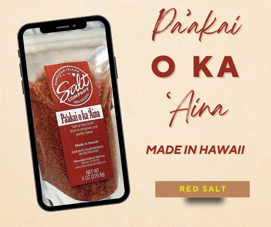 Hawaiian Red Alaea Sea Salt – Lava Bath Soak, Spa Aromatherapy Salt (Coarse)