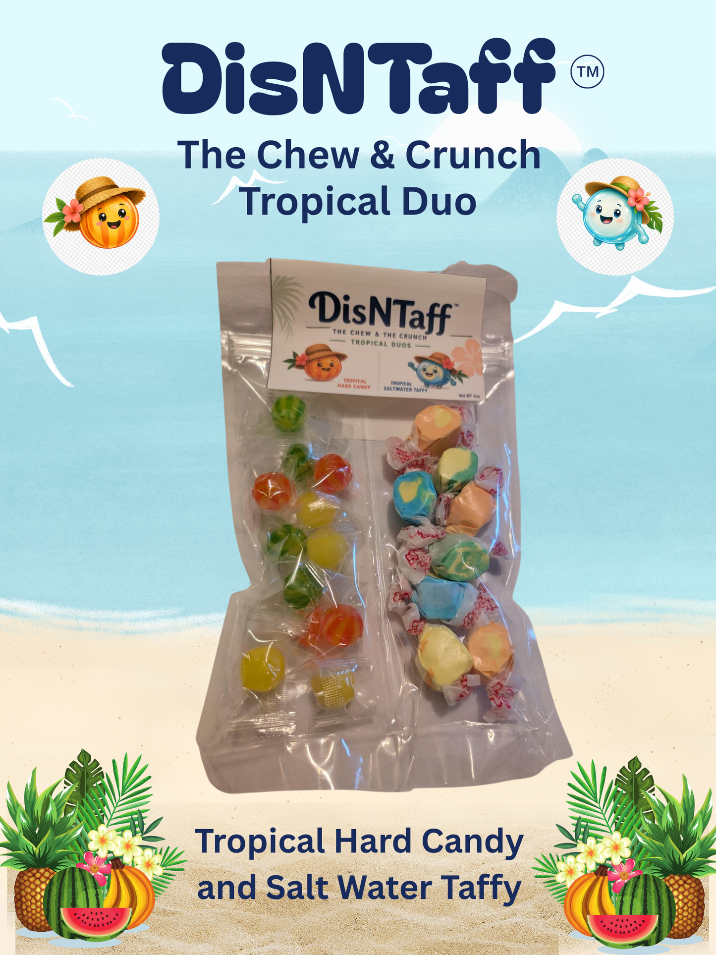 DisNTaff Tropical Duo Gift Set - Hawaiian Essentials