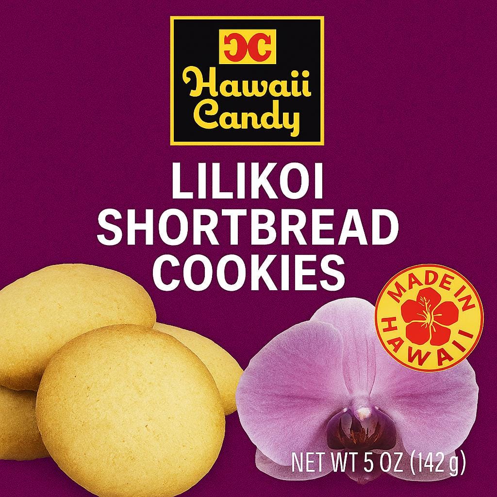 Lilikoi Shortbread Cookies – Hawaiian Gourmet Snack, Made in Hawaii