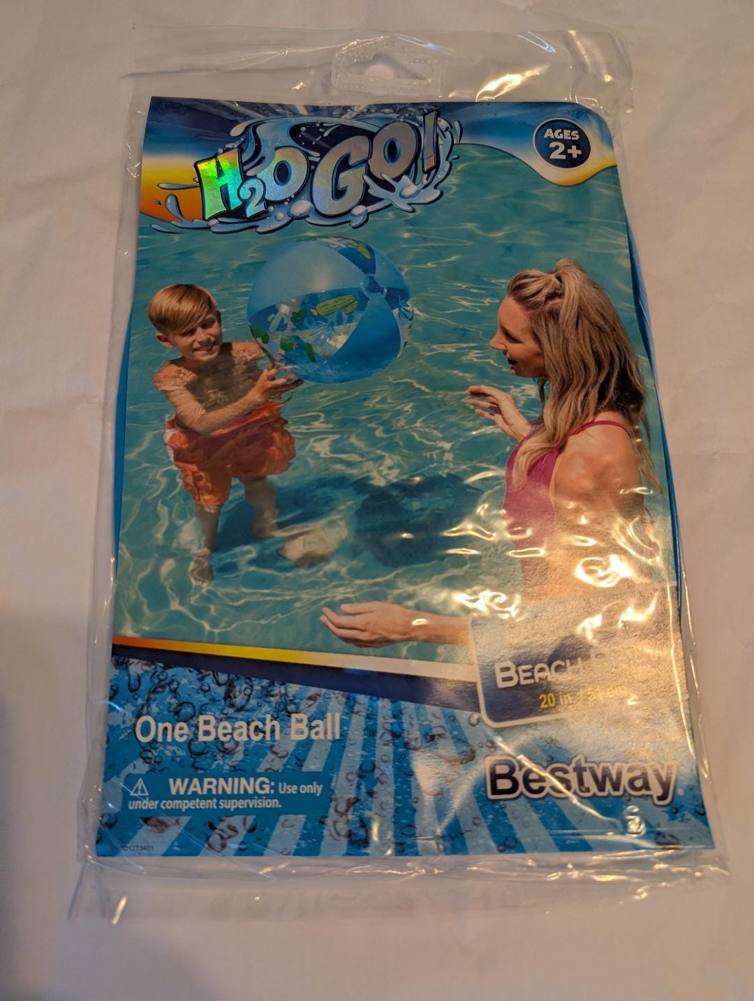 Inflatable Beach Ball for Pool, Beach, Parties (Ages 3+)
