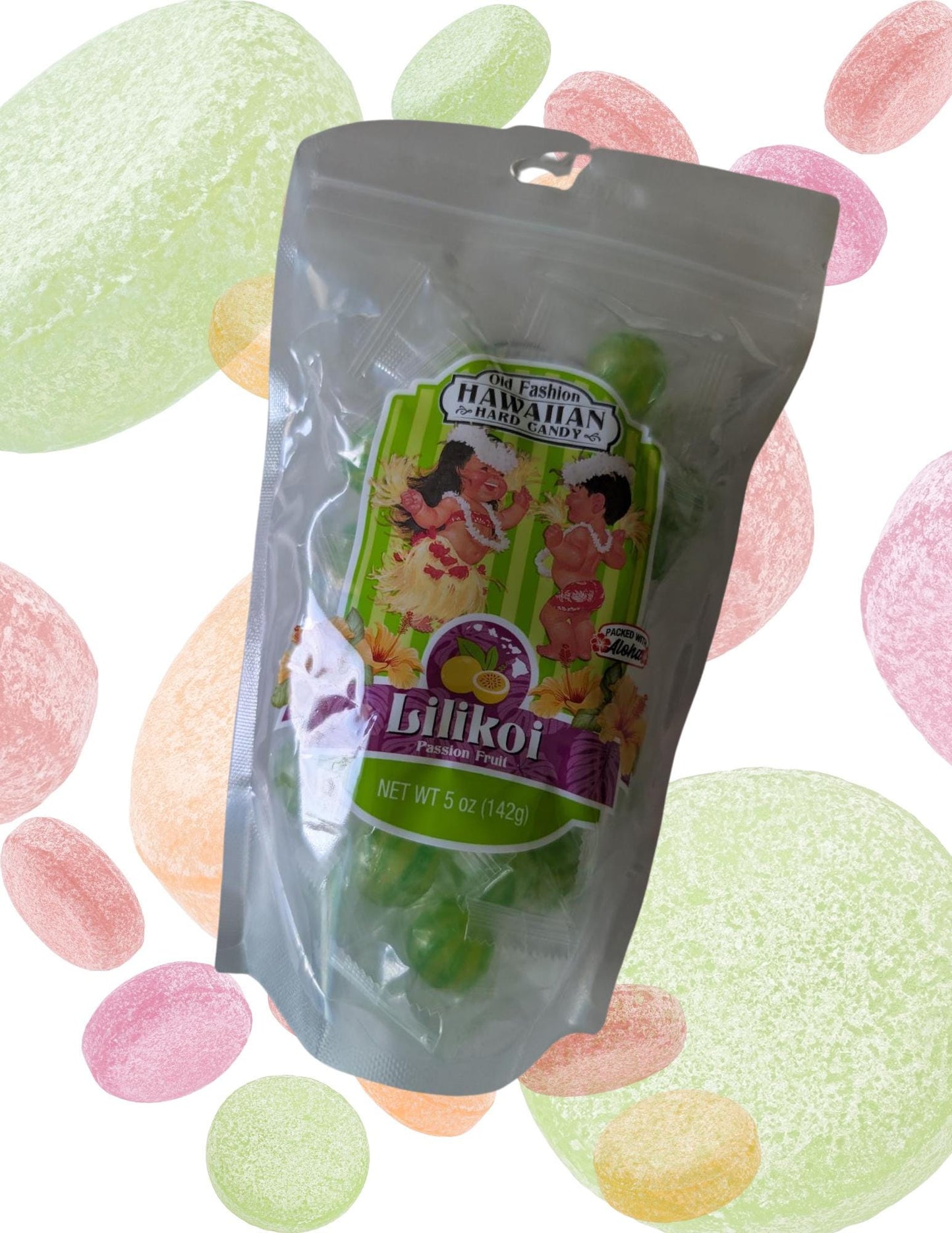 Passion Fruit Hard Candy Lilikoi Tropical Snacks Treats Gift Giving 5oz