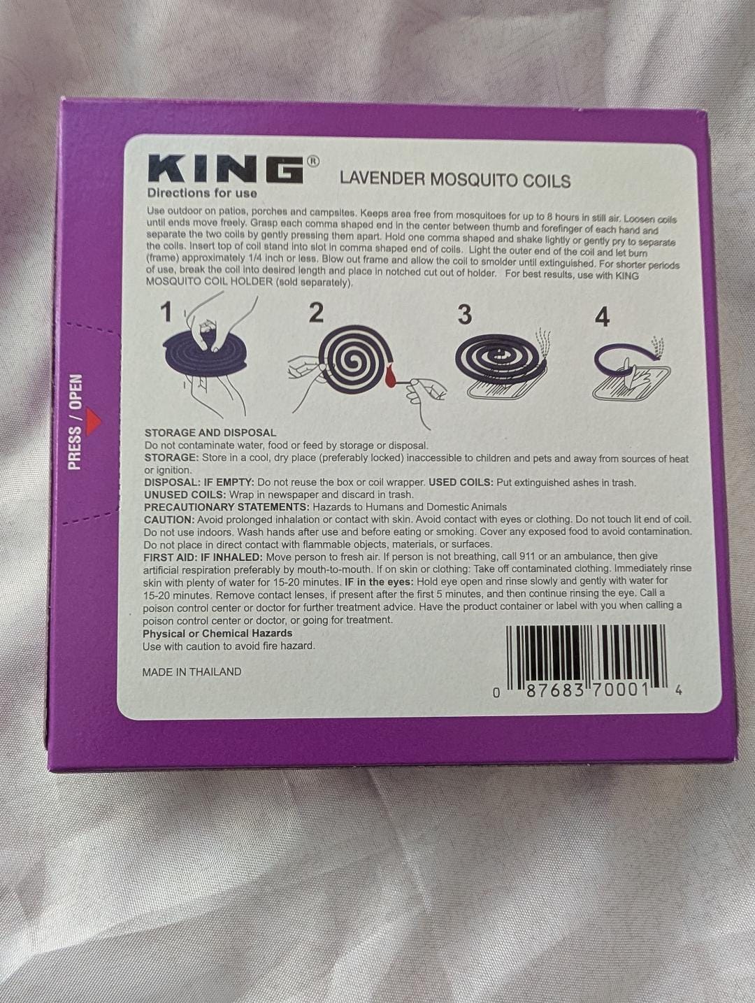 Lavender Mosquito Repellent Citronella Repellent 2 Pack