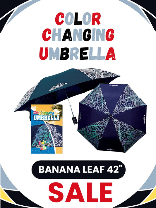 Color Changing Umbrella Banana Leaf Hawaiian Umbrella 42"