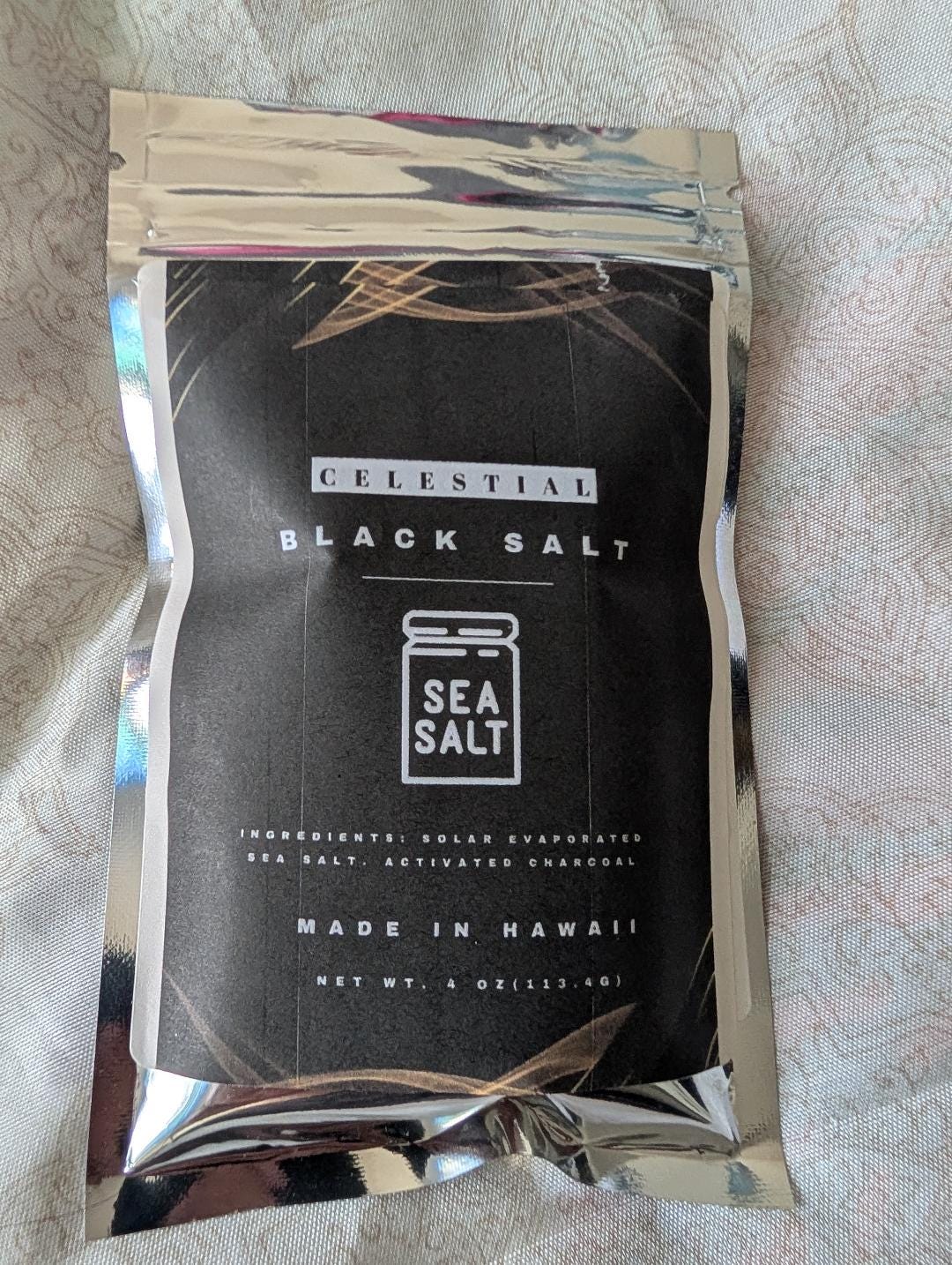 Black and Red Hawaiian Sea Salt: Witchcraft Aromatherapy Set