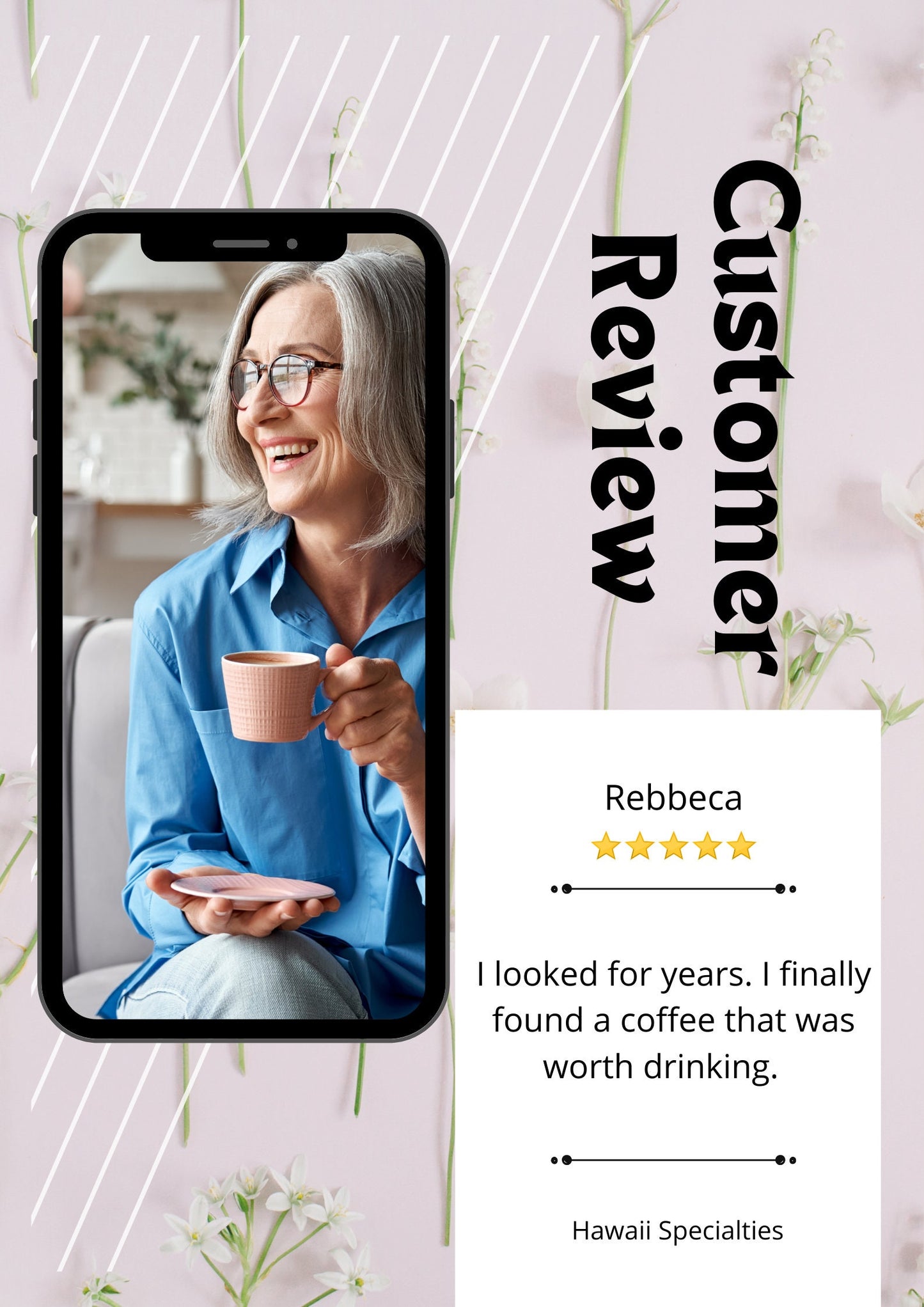 100% Kona Coffee K-Cups - Medium Roast - Hawaiian Single Serve Pods (12 Pack)