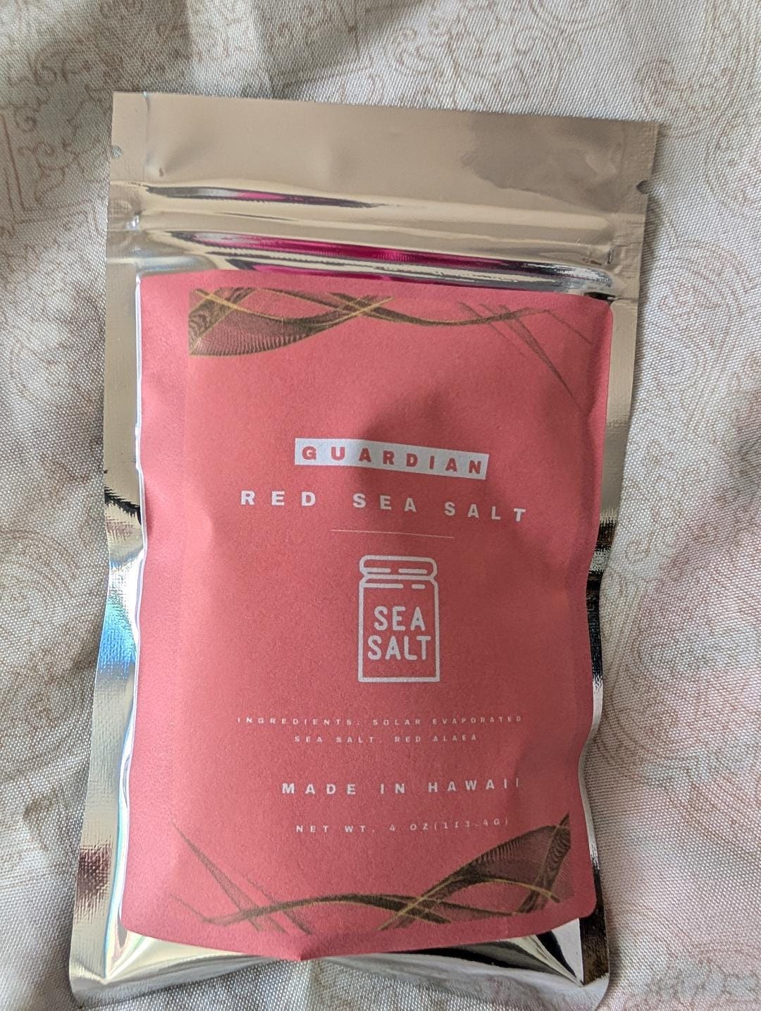 Black and Red Hawaiian Sea Salt: Witchcraft Aromatherapy Set