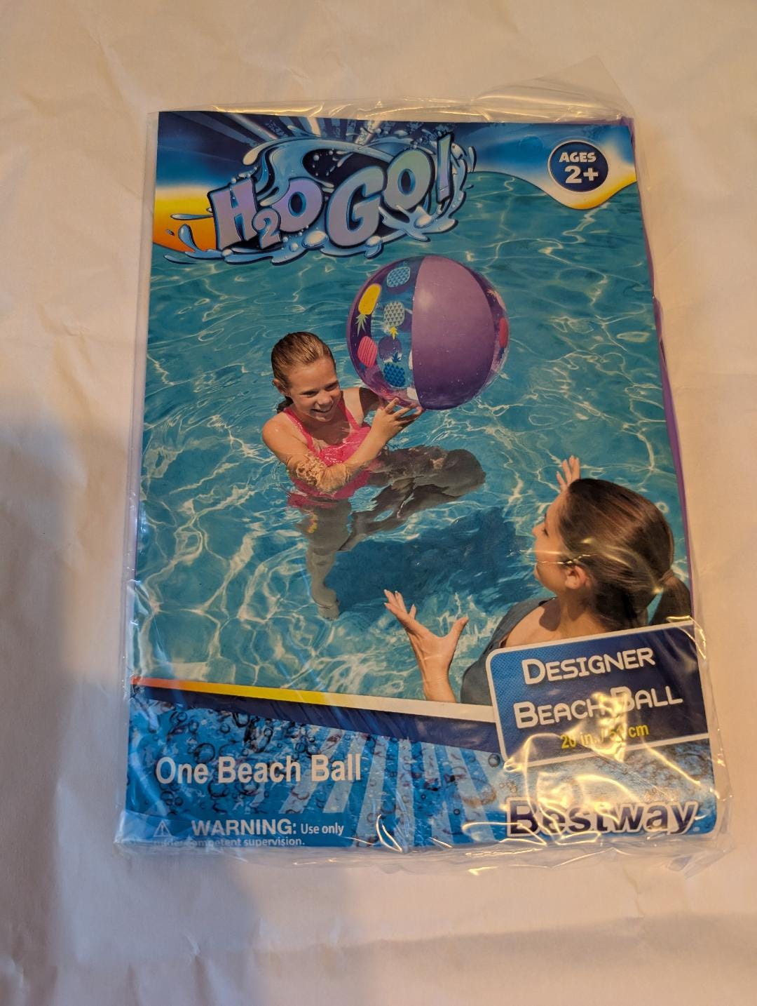 Inflatable Beach Ball: Designer Purple, Fun for Pool and Parties (Ages 3+)
