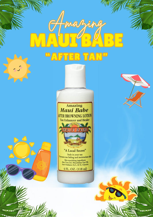 Maui Babe After Browning Lotion Moisturizing Skin Care Antioxidant